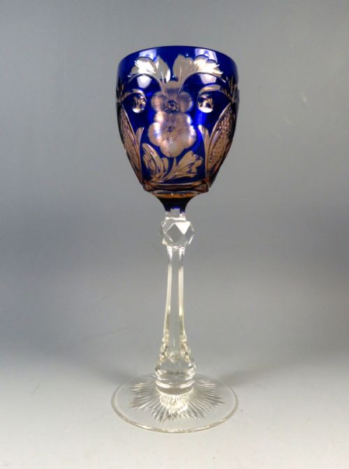 STEVENS AND WILLIAMS TWO COLOUR WINE GLASS - ADDITIONAL PHOTO 1