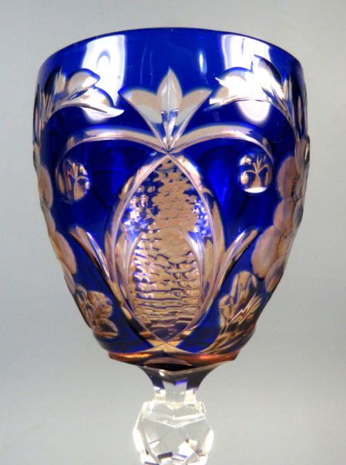 STEVENS AND WILLIAMS TWO COLOUR WINE GLASS - ADDITIONAL PHOTO 2