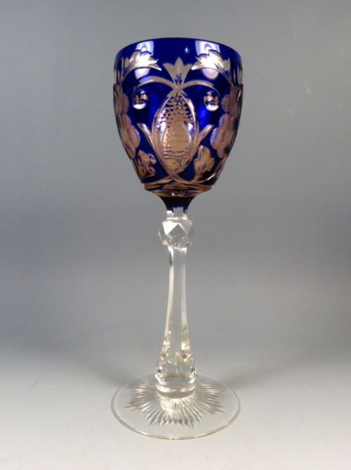 STEVENS AND WILLIAMS TWO COLOUR WINE GLASS - ADDITIONAL PHOTO 3