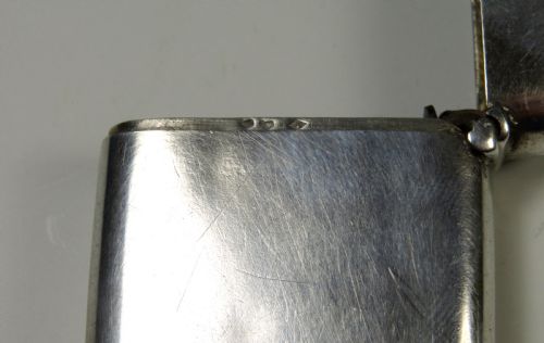 FRENCH ART NOUVEAU SILVER SEA HOLLY VESTA CASE - ADDITIONAL PHOTO 6