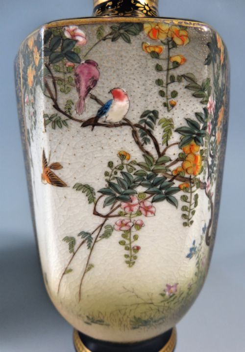PAIR OF JAPANESE SATSUMA VASES KINKOZAN MEIJI PERIOD - ADDITIONAL PHOTO 10