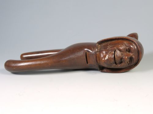 antique black forest carved wood nut crackers - CATEGORY: ANTIQUE MISCELLANEOUS - DATED 1880