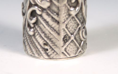 ANTIQUE FRENCH SILVER SCENT BOTTLE - ADDITIONAL PHOTO 8