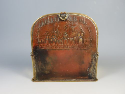 ANTIQUE DUTCH BRASS CANDLE BOX - ADDITIONAL PHOTO 3