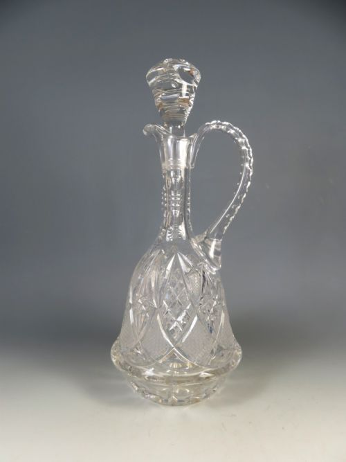VAL SAINT LAMBERT CUT GLASS CLARET JUG AND FOUR GLASSES - ADDITIONAL PHOTO 1