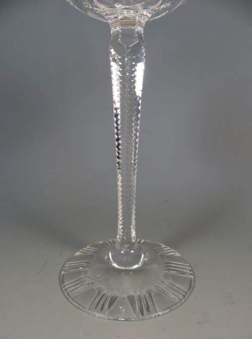VAL SAINT LAMBERT CUT GLASS CLARET JUG AND FOUR GLASSES - ADDITIONAL PHOTO 6