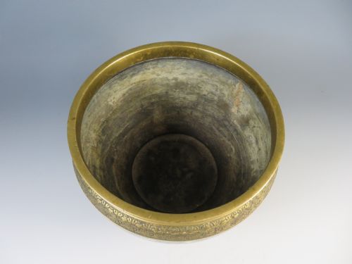 ANTIQUE CHINESE CLOISONNE ENAMEL PLANTER BOWL - ADDITIONAL PHOTO 3