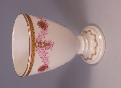 FRENCH SAMSON PORCELAIN GOOSE EGG CUP - ADDITIONAL PHOTO 4