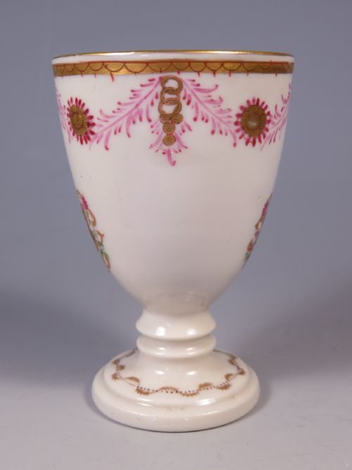 FRENCH SAMSON PORCELAIN GOOSE EGG CUP - ADDITIONAL PHOTO 3