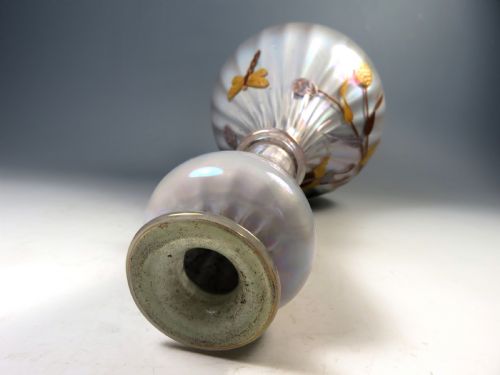 ANTIQUE JOSEF REIDEL BOHEMIAN GLASS VASE - ADDITIONAL PHOTO 8