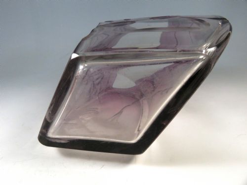 MOSER INTAGLIO DEEP CUT GLASS VASE MAUVE TO CLEAR - ADDITIONAL PHOTO 8
