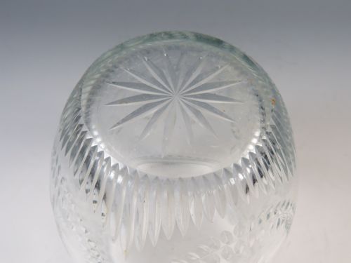 ANTIQUE STEVENS AND WILLIAMS INTAGLIO CUT GLASS VASE ART NOUVEAU - ADDITIONAL PHOTO 3