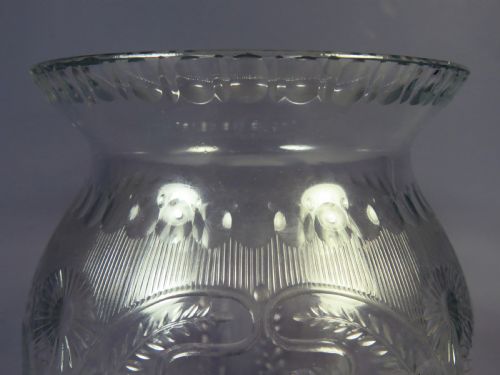 ANTIQUE STEVENS AND WILLIAMS INTAGLIO CUT GLASS VASE ART NOUVEAU - ADDITIONAL PHOTO 5