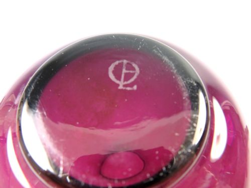 ANTIQUE LEERDAM GLASS K P C DE BAZEL MAUVE VASE - ADDITIONAL PHOTO 6