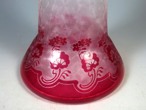 ANTIQUE VAL ST LAMBERT CAMEO GLASS VASE - ADDITIONAL PHOTO 2