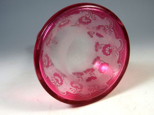 ANTIQUE VAL ST LAMBERT CAMEO GLASS VASE - ADDITIONAL PHOTO 4