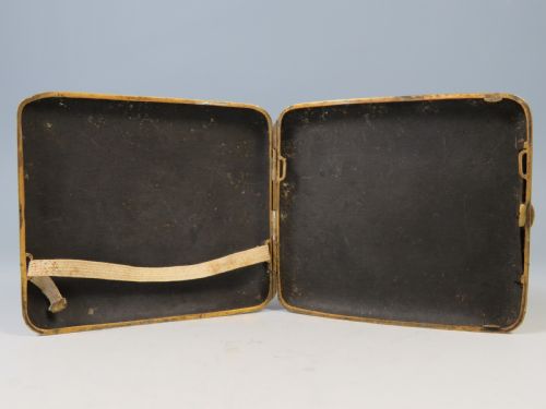 ANTIQUE JAPANESE KOMAI STYLE DAMASCENE CIGARETTE CASE - ADDITIONAL PHOTO 5