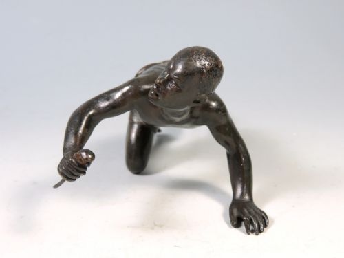 FRANZ BERGMAN COLD PAINTED AUSTRIAN BRONZE ASSASSIN - ADDITIONAL PHOTO 2