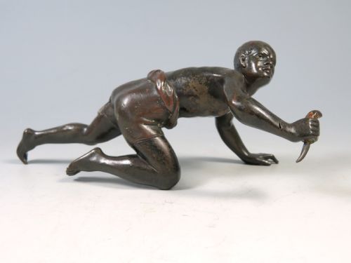 FRANZ BERGMAN COLD PAINTED AUSTRIAN BRONZE ASSASSIN - ADDITIONAL PHOTO 5