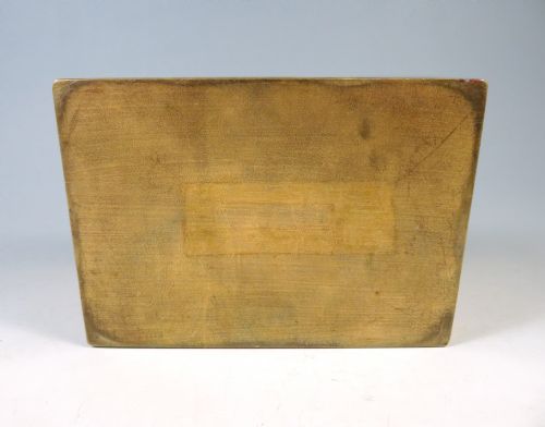 VICTORIAN BRASS HUNTING BOX - ADDITIONAL PHOTO 7