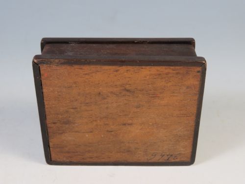 ANTIQUE PIETRA DURA CARVED WOOD MATCH SAFESTRIKER BOX - ADDITIONAL PHOTO 6