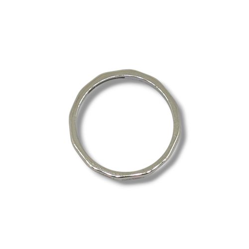 ART DECO PLATINUM WEDDING BAND - ADDITIONAL PHOTO 1