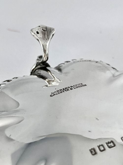 GARRARDS SOLID SILVER DISH LON 1920 - ADDITIONAL PHOTO 3
