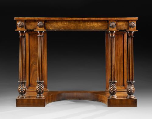 A GEORGE IV MAHOGANY CONSOLE TABLE - ADDITIONAL PHOTO 1