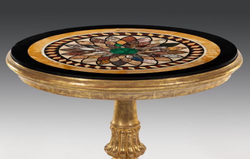 A WILLIAM IV MARBLE SPECIMEN TABLE - ADDITIONAL PHOTO 2