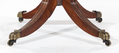 A GEORGE IV MAHOGANY DRUM TABLE - ADDITIONAL PHOTO 2
