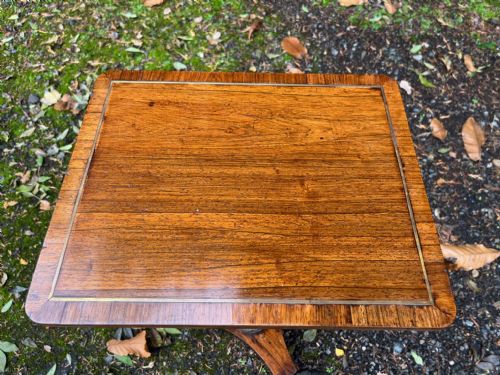 A REGENCY ROSEWOOD OCCASIONAL TABLE - ADDITIONAL PHOTO 1
