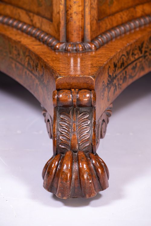 A GEORGE IV POLLARD OAK CENTER TABLE - ADDITIONAL PHOTO 3