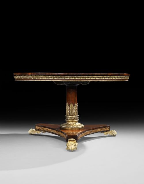 A GEORGE IV ROSEWOOD CENTRE TABLE - ADDITIONAL PHOTO 2