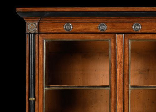 PAIR OF REGENCY MAHOGANY BOOKCASE ATTRITBUTED TO MARSH TATHAM - ADDITIONAL PHOTO 2