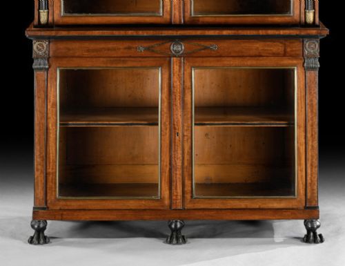 PAIR OF REGENCY MAHOGANY BOOKCASE ATTRITBUTED TO MARSH TATHAM - ADDITIONAL PHOTO 3