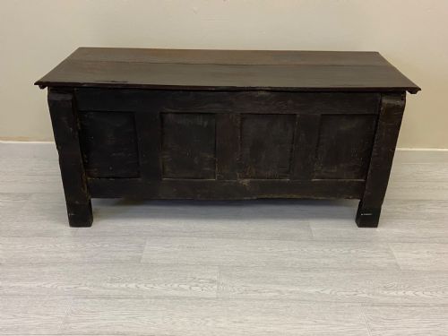 18th century English oak coffer 