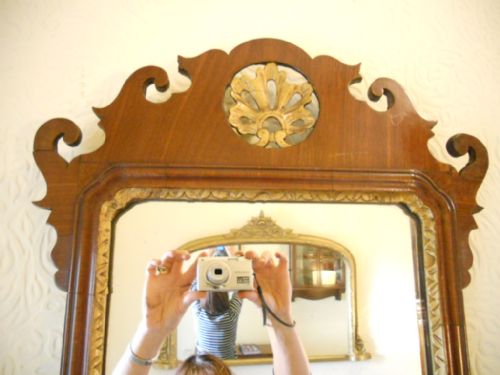 SMALL GEORGIAN FRET MIRROR - ADDITIONAL PHOTO 1