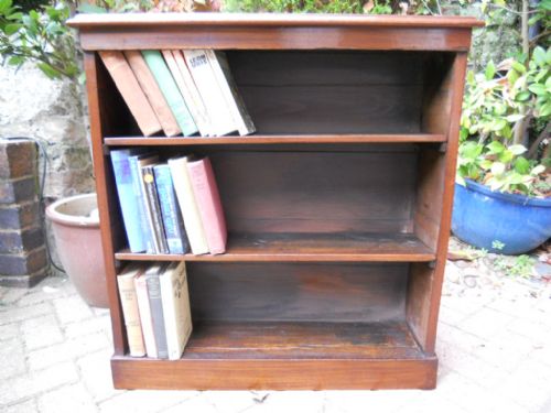 SMALL MAHOGANY BOOKCASE - ADDITIONAL PHOTO 2