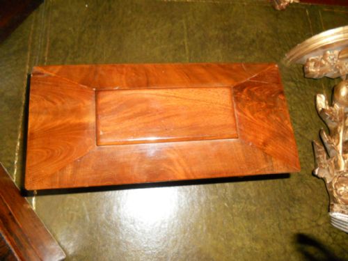REGENCY MAHOGANY TEA CADDY - ADDITIONAL PHOTO 2