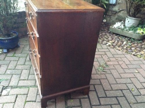 GEORGIAN OAK CHEST OF DRAWERS - ADDITIONAL PHOTO 3