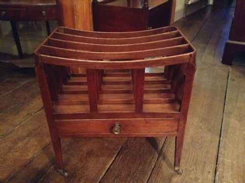 georgian oak canterbury - CATEGORY: ANTIQUE MISCELLANEOUS - DATED 1800