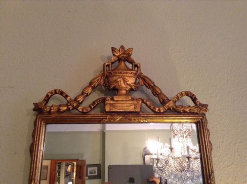 GILT WOOD WALL MIRROR - ADDITIONAL PHOTO 2