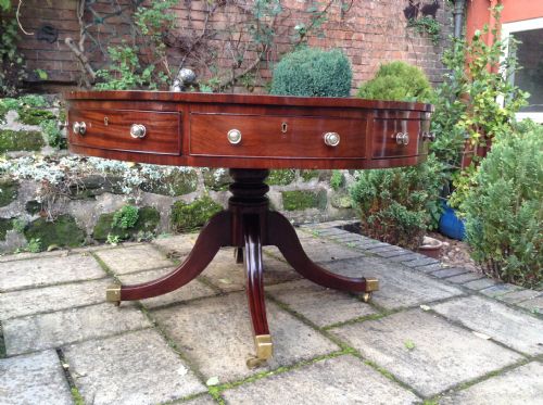 DRUM TABLE LIBRARY TABLE - ADDITIONAL PHOTO 1