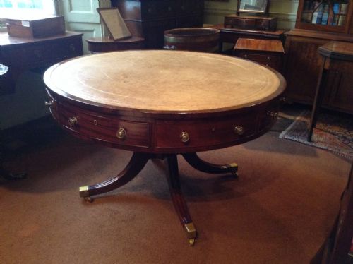 DRUM TABLE LIBRARY TABLE - ADDITIONAL PHOTO 4