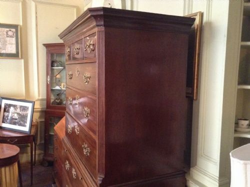 SUPERB GEORGIAN CHEST ON CHEST - ADDITIONAL PHOTO 2