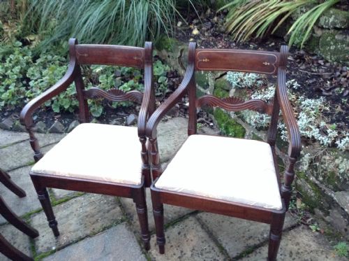 SET OF 8 EARLY 19TH CENTURY DINING CHAIRS - ADDITIONAL PHOTO 1