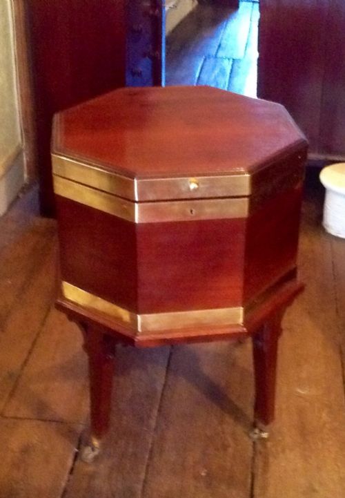 handsome mahogany wine cooler - CATEGORY: ANTIQUE MISCELLANEOUS - DATED 1890