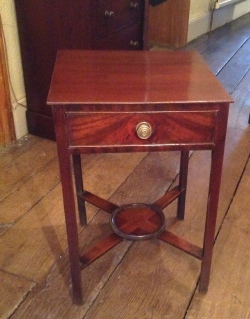 bedside table - CATEGORY: ANTIQUE TABLES - DATED 1800