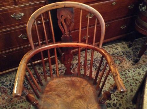 YEW WOOD WINDSOR CHAIR - ADDITIONAL PHOTO 1