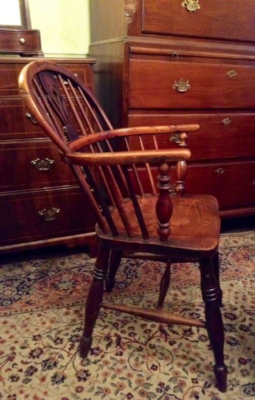 YEW WOOD WINDSOR CHAIR - ADDITIONAL PHOTO 2